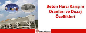 Beton Harcı Karışım Oranları