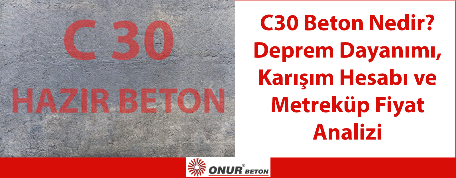 C30 Beton Nedir