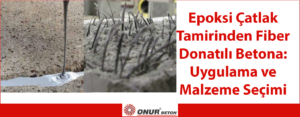 Epoksi Çatlak Tamiri